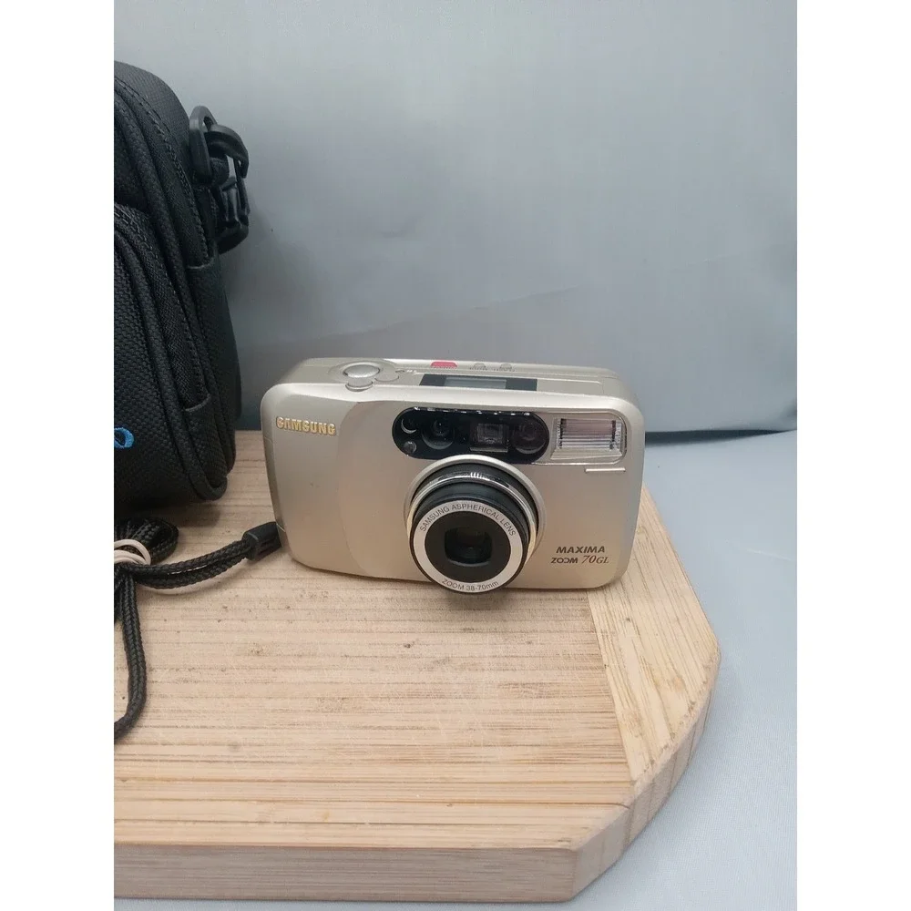 Samsung Maxima 80GL‎ 35mm Point & Shoot Film Camera FEW BLEMISHES Tested Works
